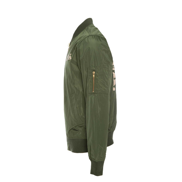 Fashion Geek by Alonzo Jackson Army Style Geek Jacket Dark Green