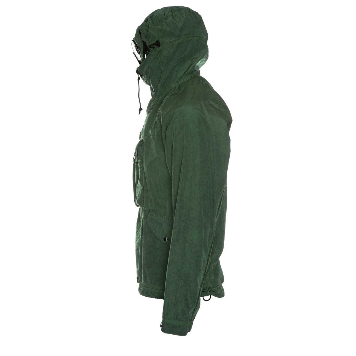 C.P Company Chrome Re-Colour Goggle Jacket in Poinciana Green