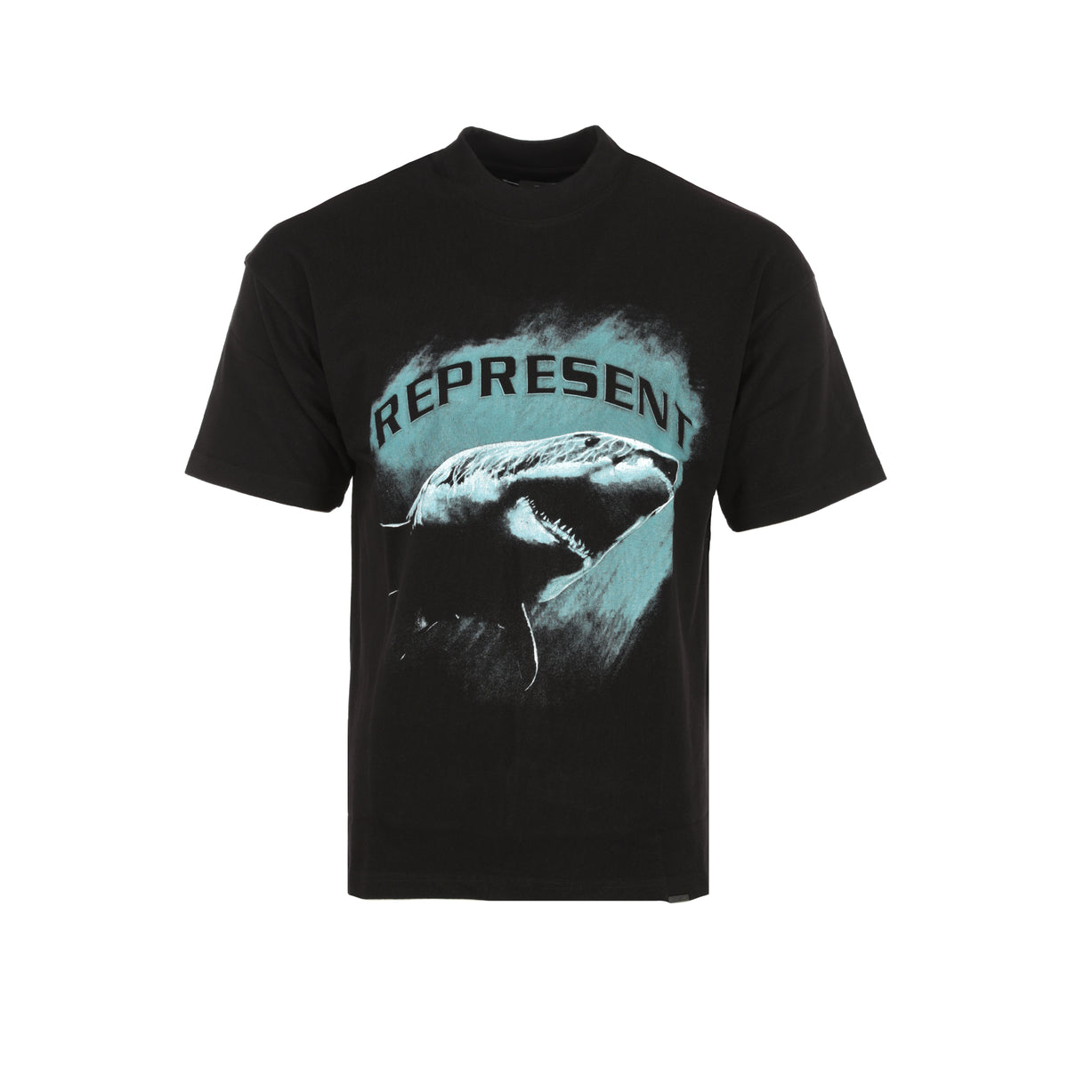 FW22 Represent Clo. Shark Men's Graphic Tee Jet Black
