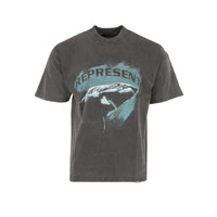 FW22 Represent Clo. Shark Men's Graphic Tee Vintage Black