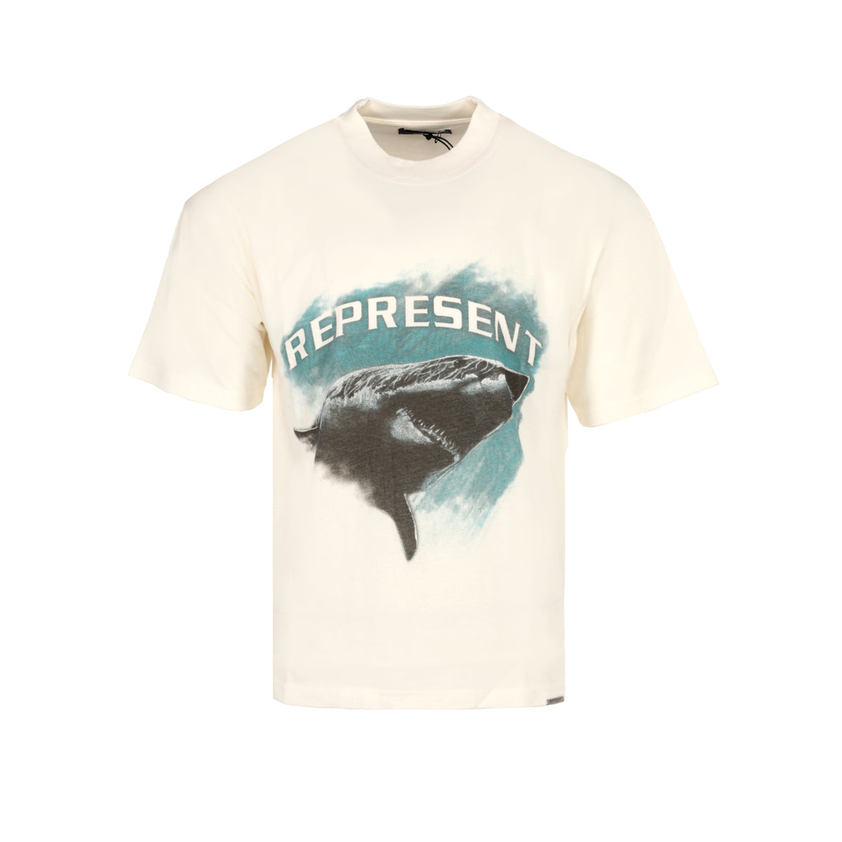 FW22 Represent Clo. Shark Men's Graphic Tee White