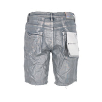 Purple Brand Denim Light Indigo Iridescent Mens Jean Shorts