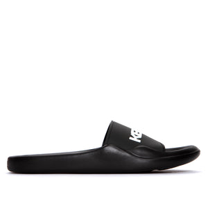 Kenzo Paris FW20 Pool Mules Kenzo Logo Men's Slides Black