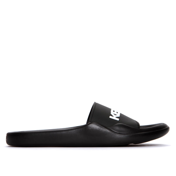 Kenzo Paris FW20 Pool Mules Kenzo Logo Men's Slides Black