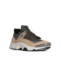 Kenzo Paris Sonic Lace Up Men's Designer Sneakers Dark Khaki