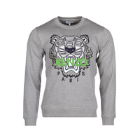 Kenzo Paris SS/22 Tiger Original Men's Pullover Sweatshirt Dove Grey