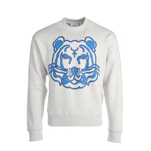 Kenzo Paris SS22 K Tiger Classic Men's Pullover Sweatshirt Grey