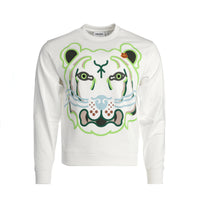 Kenzo Paris SS22 K Tiger Classic Men's Pullover Sweatshirt White