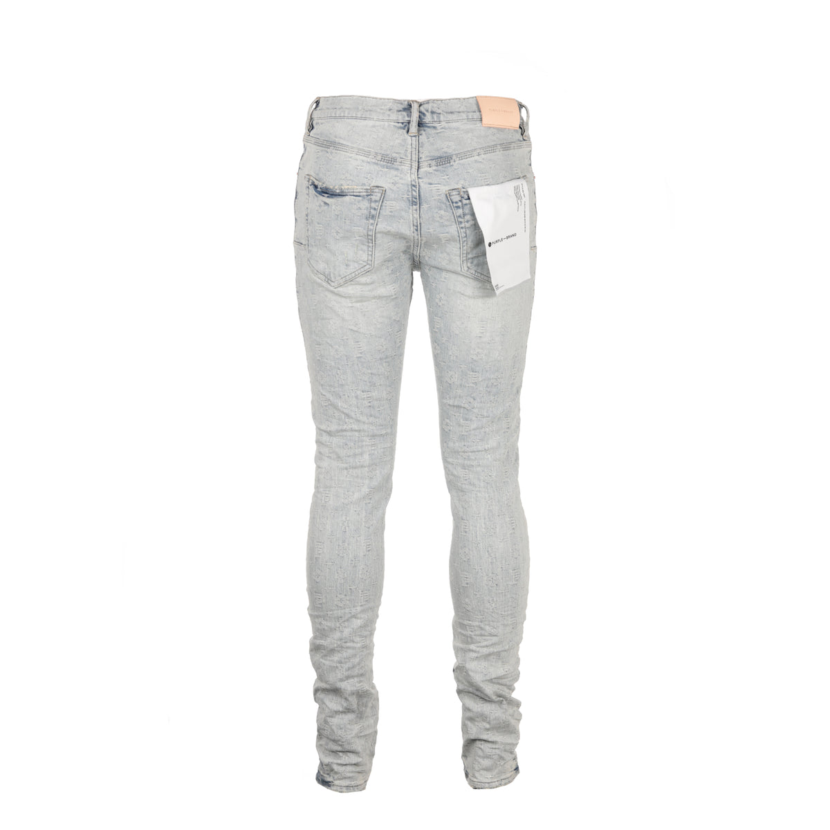 Purple Brand P001 Superlight Indigo Jacquard Monogram Jean