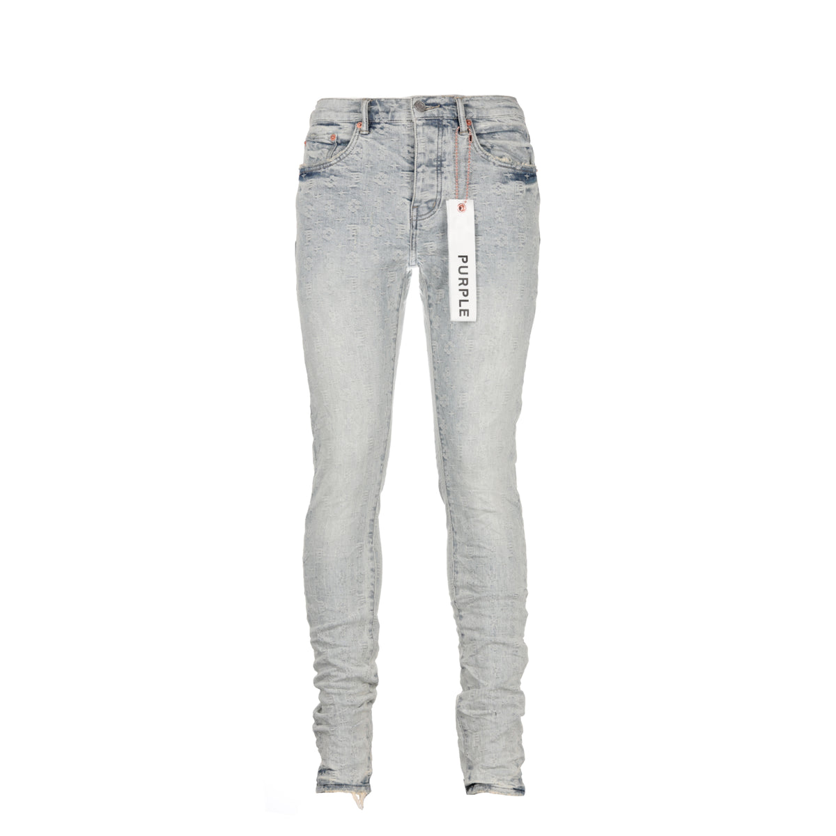 Purple Brand P001 Superlight Indigo Jacquard Monogram Jean