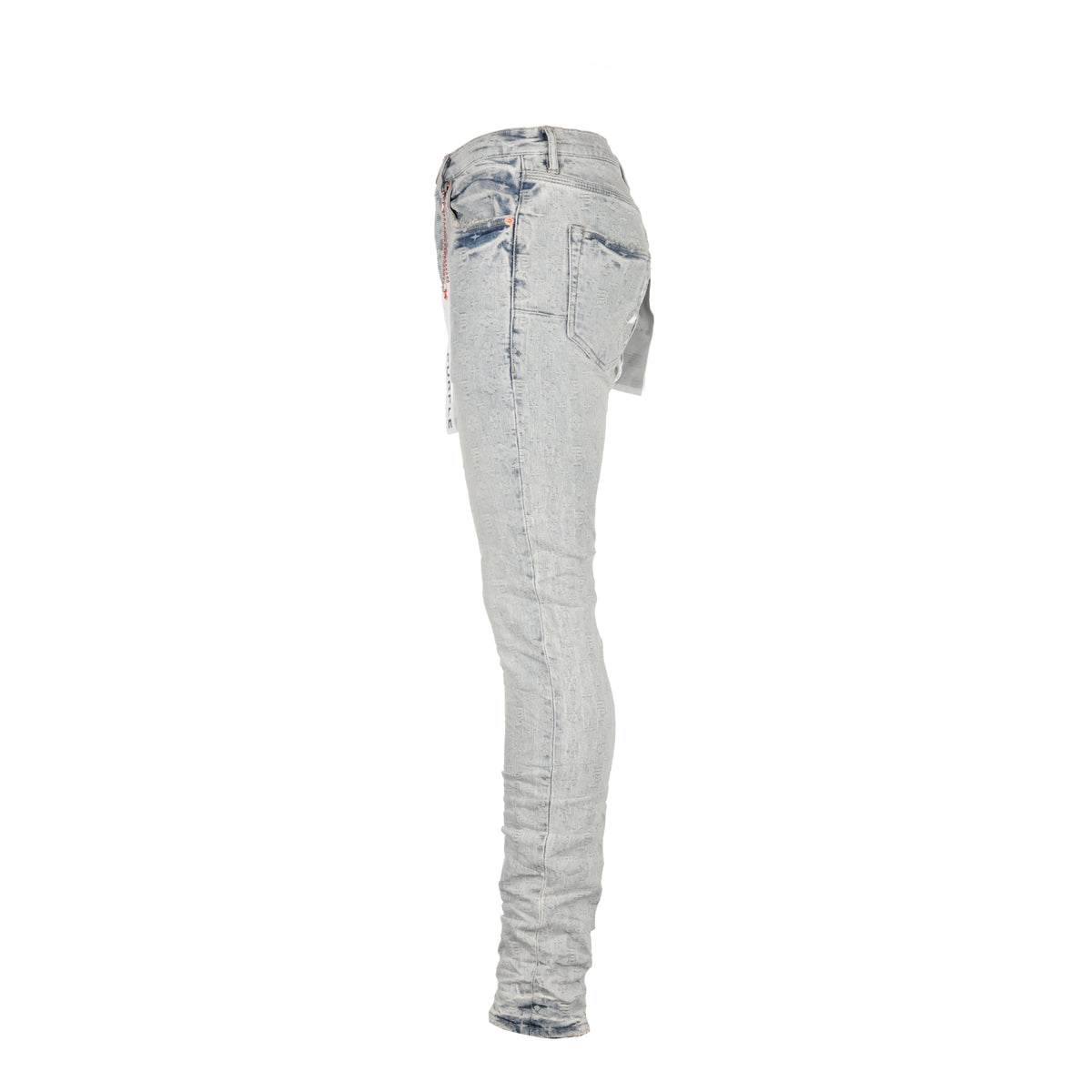 Purple Brand P001 Superlight Indigo Jacquard Monogram Jean