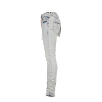 Purple Brand P001 Superlight Indigo Jacquard Monogram Jean
