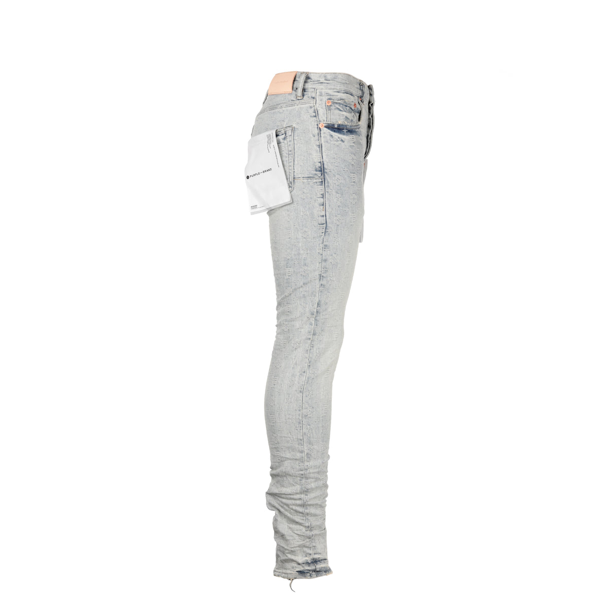Purple Brand P001 Superlight Indigo Jacquard Monogram Jean