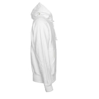 Champion Reverse Weave Zipped Hoodie Varsity Logo White