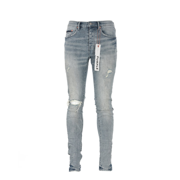 Purple Brand Denim Three Year Light Indigo Men's Designer Jeans