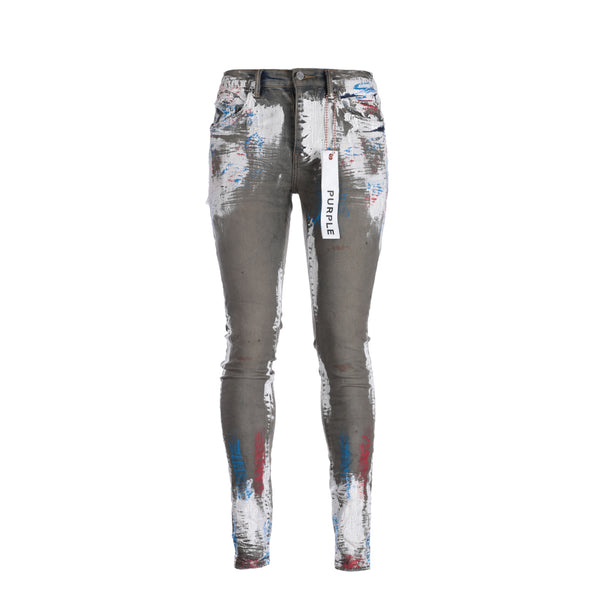 Purple Brand Indigo Heavy Crackle Tricolor Men's Jean