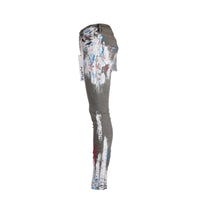 Purple Brand Indigo Heavy Crackle Tricolor Men's Jean