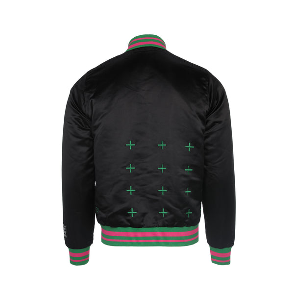 Ksubi Unwise Men's Varsity Bomber Jacket Black - SIZE Boutique