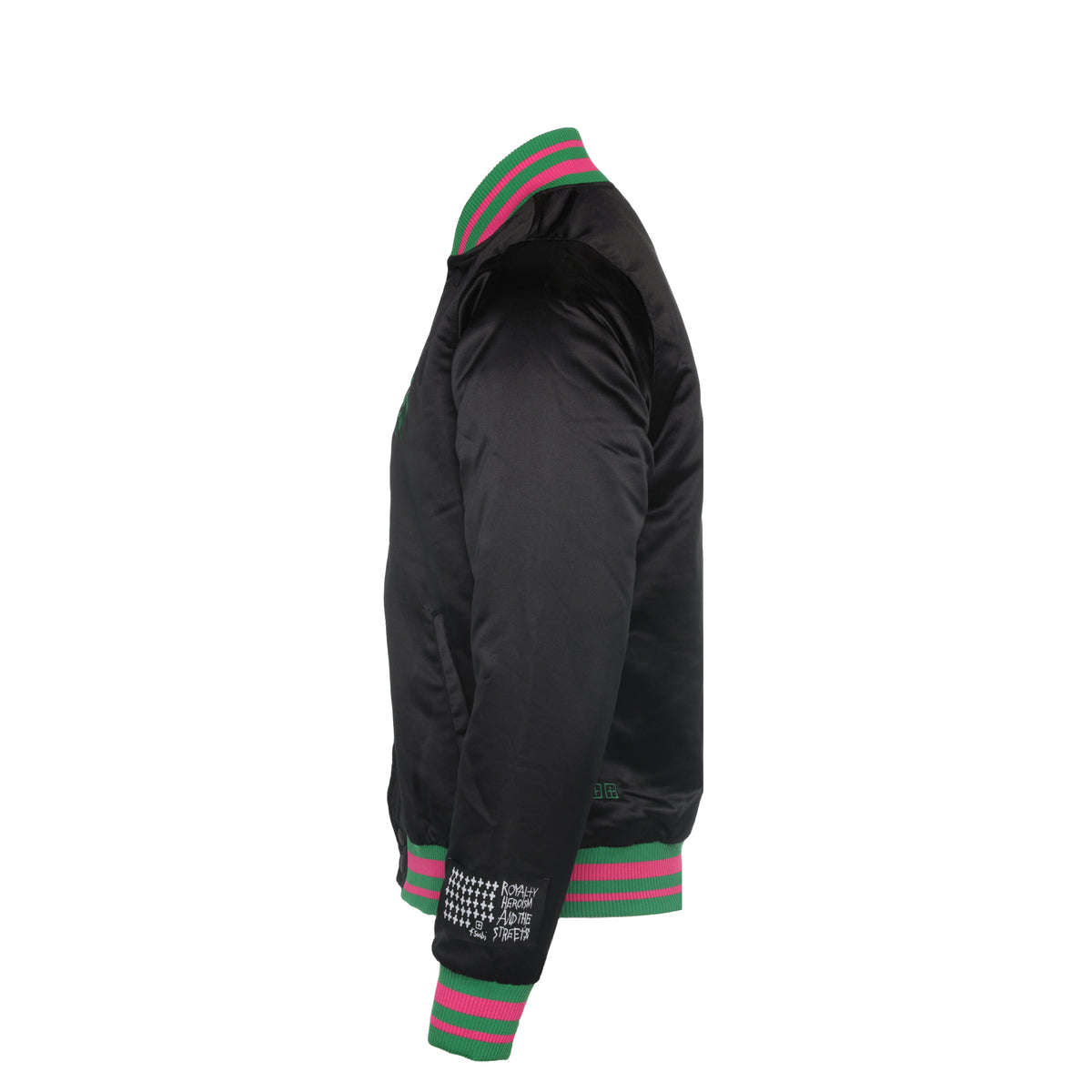 Ksubi Unwise Men's Varsity Bomber Jacket Black - SIZE Boutique