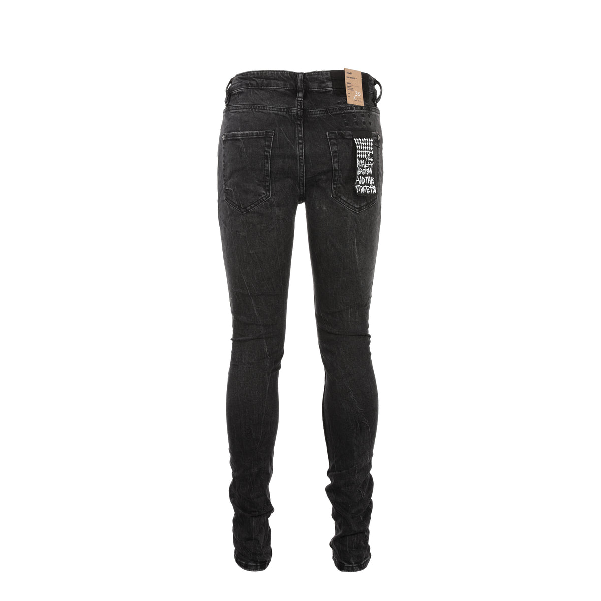 Ksubi Van Winkle Marbled Men's Designer Skinny Jeans - SIZE Boutique