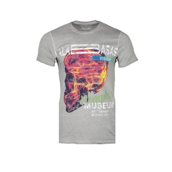 Valabasas Vintage "Vision" Light Grey SS Graphic Tee