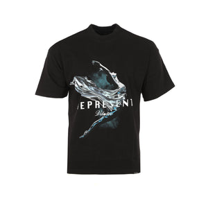 FW22 Represent Clo. Vitesse Men's Graphic Tee Black