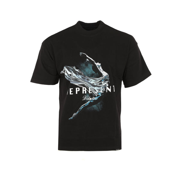 FW22 Represent Clo. Vitesse Men's Graphic Tee Black