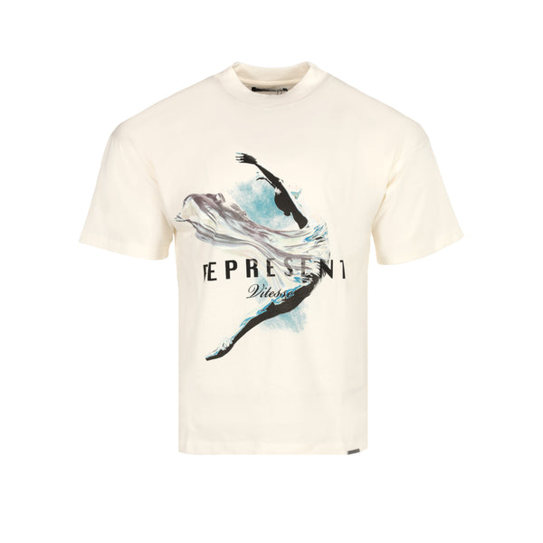 FW22 Represent Clo. Vitesse Men's Graphic Tee White
