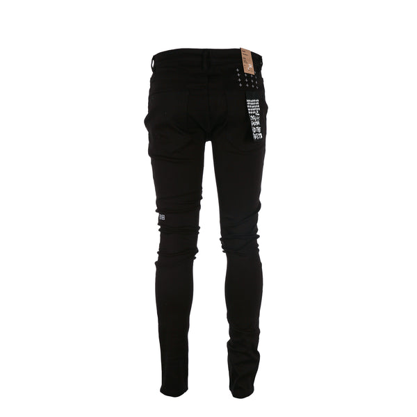 Ksubi Van Winkle Ace Black Slice Men's Designer Jean