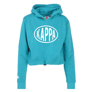 Kappa Women's Authentic Pop Elanta Cropped Oversized Hoodie