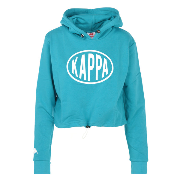 Kappa Women's Authentic Pop Elanta Cropped Oversized Hoodie