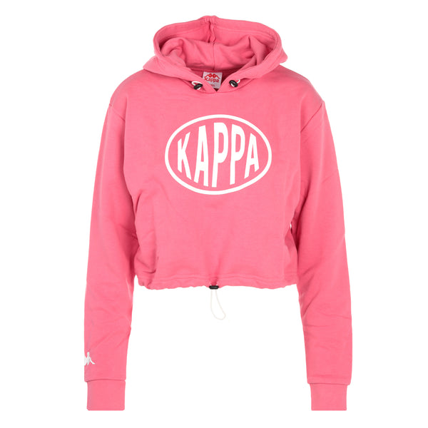 Kappa Women's Authentic Pop Elanta Cropped Oversized Hoodie