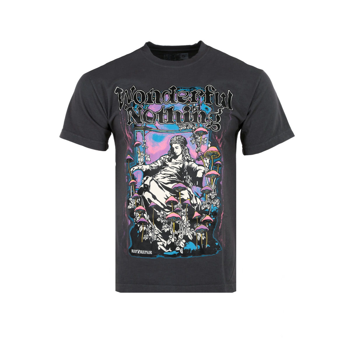 Rip N' Repair Wonderful Nothing Men's Graphic SS Tee Black
