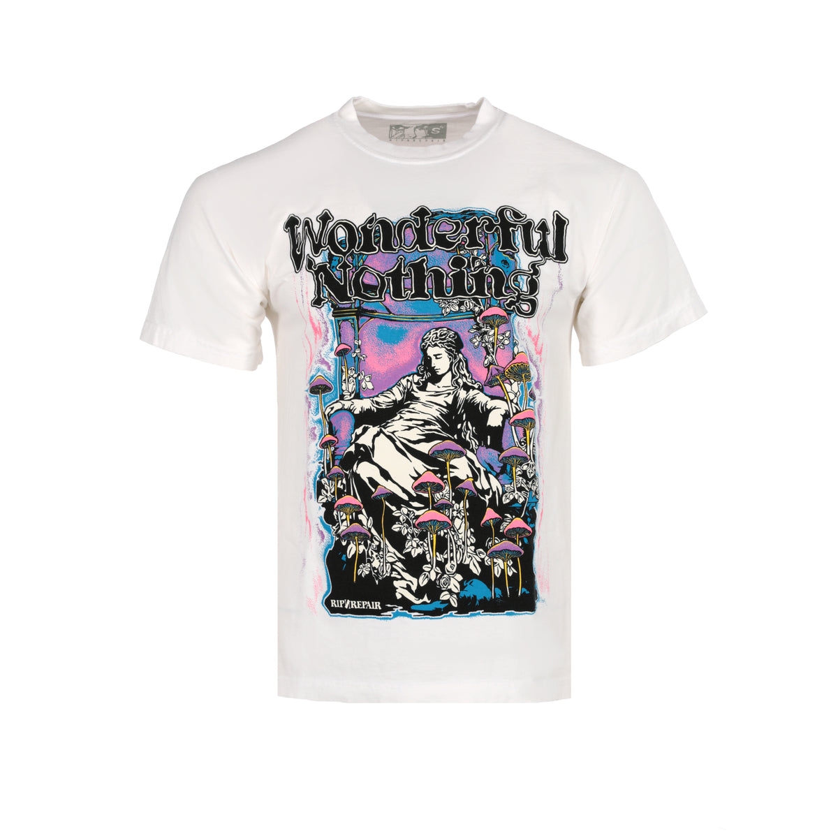 Rip N' Repair Wonderful Nothing Men's Graphic SS Tee White