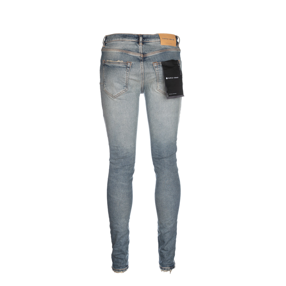 Purple Brand P001 LE Worn Light Indigo Blowout Mens Designer Jean