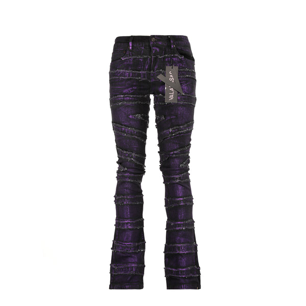 Valabasas Zodiac Viola Waxed Men's Stacked Jeans