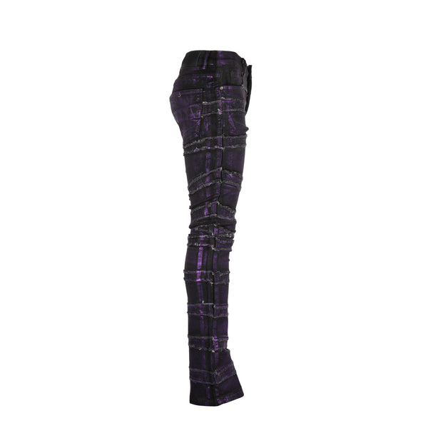 Valabasas Zodiac Viola Waxed Men's Stacked Jeans