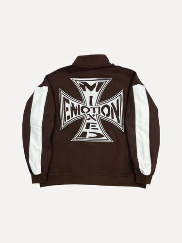 Quarter Hoodie Brown