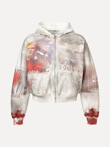 Diana World Peace Zip Up Hoodie