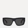 ottega Veneta BV1178S Black Rectangualr Sunglasses - SIZE Boutique