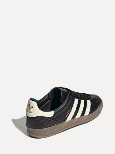 ADIDAS Gazelle Indoor Satin Black Leather | SIZE Boutique ADIDAS Gazelle Indoor Satin Black Leather | SIZE Boutique