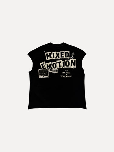 Newspaper Sleeveless Tee