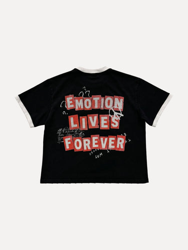 Black Static Tee