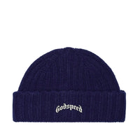 Godspeed OG Logo Emblem Navy Beanie Hat - SIZE Boutique