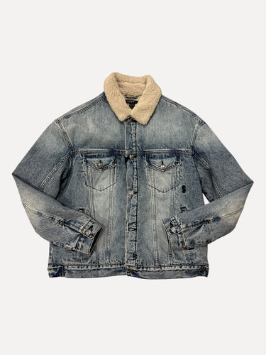 Ksubi OH G Men's Sherpa Jacket — Denim