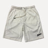 Ksubi Script Logo Mesh Athletic Drawstring Basketball Shorts in White at SIZE Boutique