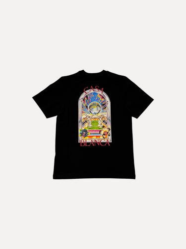 Tennis Landscape Classic T-Shirt Black