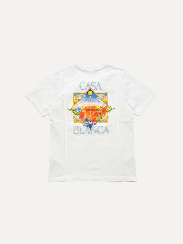 Flower Court Icon Classic T-Shirt White