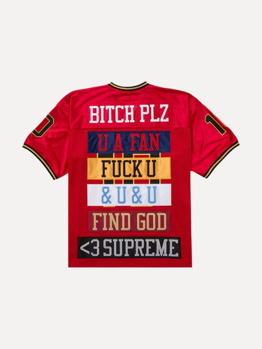 Find God Football Jersey Red