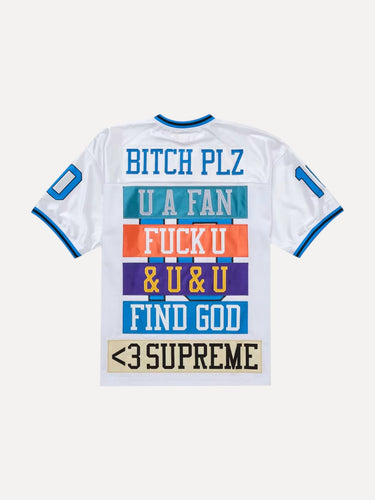 Find God Football Jersey White
